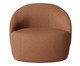 Poltrona Zoe Tec giratória Terroso, Terracotta | WestwingNow