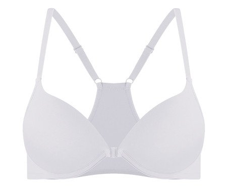 Sutiã Meia-Taça Nadador Básico - Branco | Westwing