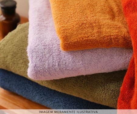 Jogo de Toalhas Colors Paprika - 5 Pçs | Westwing