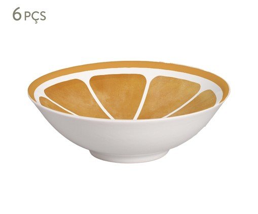 Jogo de Bowl Decorado Laranja, multicolor | WestwingNow