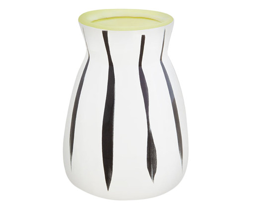 Vaso em Cerâmica Maria - Branco, Branco | WestwingNow