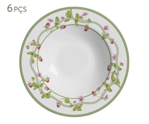 Conjunto Prato Fundo Picnic, multicolor | WestwingNow