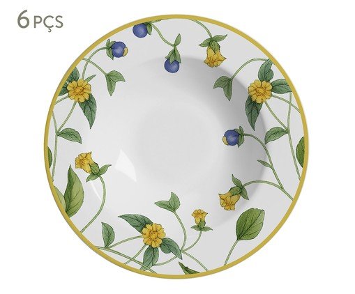 Conjunto Prato Fundo Silvestre, multicolor | WestwingNow