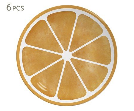 Conjunto Prato Raso Coup Laranja | Westwing