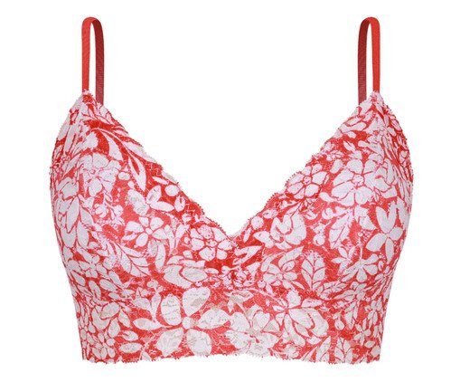 Sutiã-Top Triângulo Happy com Bojo Removível Giorgino Terracota, multicolor | WestwingNow