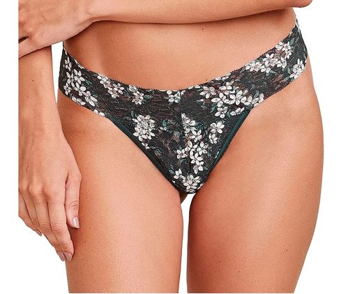 Calcinha Fio Dental Sakura Verde, multicolor | WestwingNow