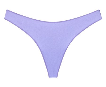Calcinha Touch Lumini Fio Dental Acetinada Lilás Orquidea