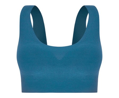 Sutiã-Top Invisível com Bojo Azul Aura