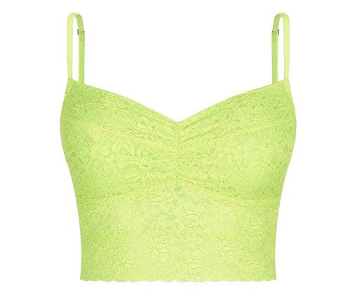 Sutiã-Top Alongado Happy com Bojo Removível Verde Detox, green | WestwingNow