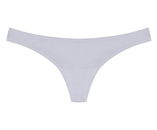 Calcinha Fio Dental em Modal Branca, white | WestwingNow