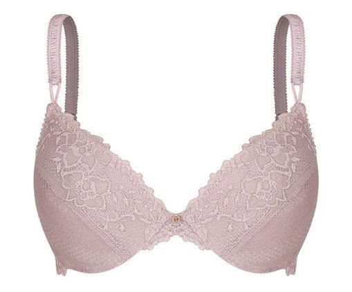 Sutiã Meia-Taça com Bojo Rendado Rosa Luar, pink | WestwingNow