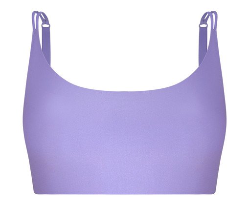 Top com Bojo Removível Lilás Orquídea Acetinado, lilac | WestwingNow