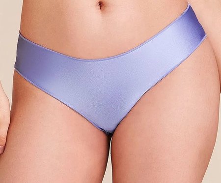 Calcinha Touch Lumini Laterais Largas Acetinada Lilás Orquidea | Westwing