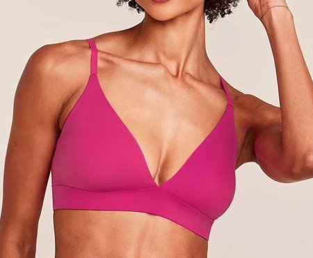 Sutiã Triângulo Touch Bojo Removível Pink Berry | Westwing