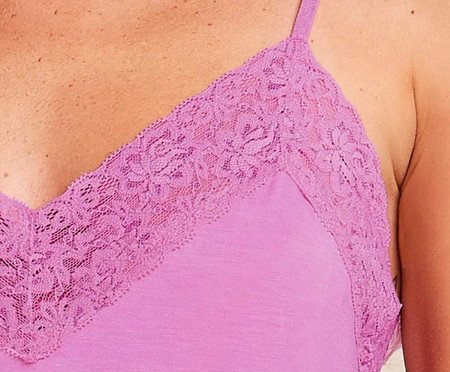 Camisola Alças Finas Happy Rosa Candy | Westwing