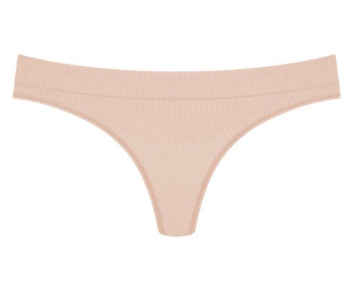 Calcinha Fio Dental Canelada Free Bege Ballet, beige | WestwingNow