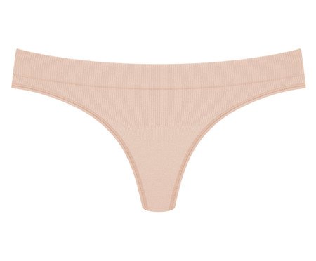 Calcinha Fio Dental Canelada Free Bege Ballet | Westwing
