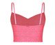 Sutiã-Top Alongado Happy com Bojo Removível Pink Tropical, pink | WestwingNow