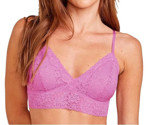 Sutiã-Top Triângulo Happy com Bojo Removível, pink | WestwingNow