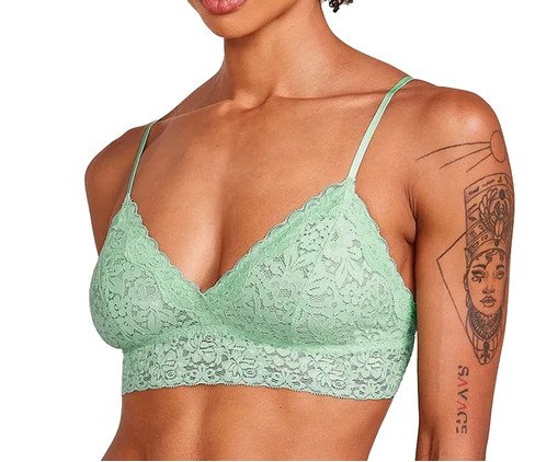Sutiã-Top Triângulo Happy com Bojo Removível Verde Suave, green | WestwingNow