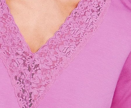 Conjunto Pijama Short-Doll Manga Curta Happy Rosa Candy | Westwing