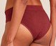 Calcinha Laterais Largas Canelada Free Vermelho Jaspe, red | WestwingNow