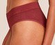 Calcinha Laterais Largas Canelada Free Vermelho Jaspe, red | WestwingNow