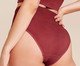 Calcinha Cintura Alta Canelada Free Vermelho Jasper, red | WestwingNow
