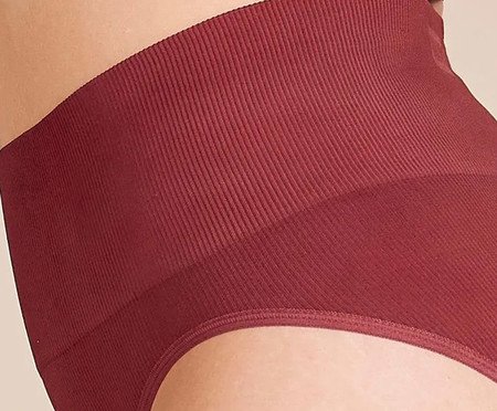 Calcinha Cintura Alta Canelada Free Vermelho Jasper | Westwing