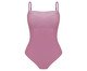 Body de Alças Finas em Microfibra com Tule Listrado Rosa Natural, pink | WestwingNow
