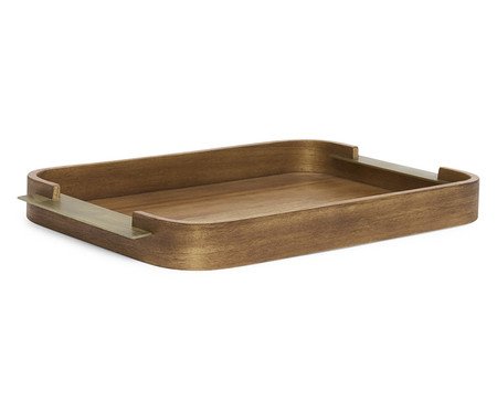 Kit Bandejas em Mdf e Metal 2 Pçs | Westwing
