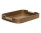 Kit Bandejas em Mdf e Metal 2 Pçs, brown | WestwingNow