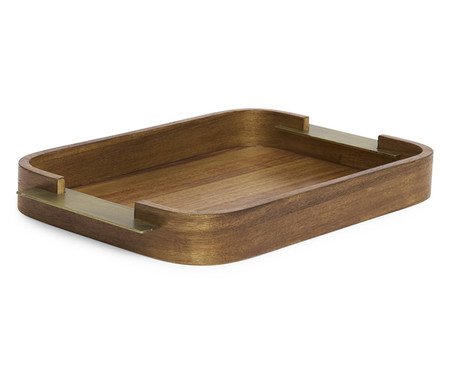Kit Bandejas em Mdf e Metal 2 Pçs | Westwing