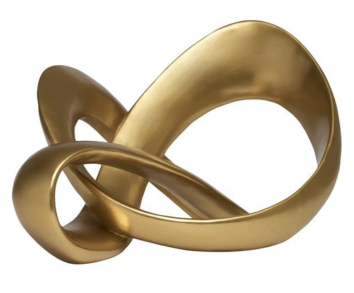Escultura em Polirresina, gold | WestwingNow