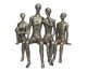 Escultura Pessoas em Polirresina, gold | WestwingNow