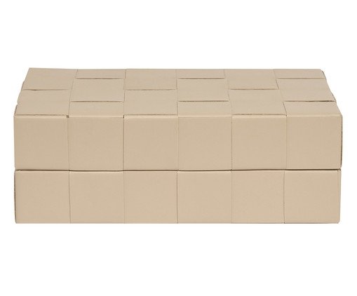 Caixa em Mdf Com Revestimento em Pu, beige | WestwingNow
