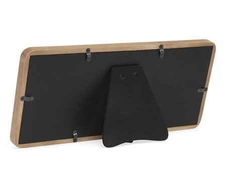 Porta-Retrato Duplo em Madeira - 10X15 | Westwing