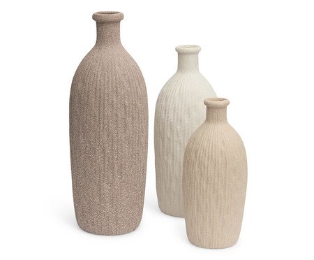 Kit Vasos em Cerâmica 3 Pçs | Westwing