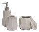 Kit em Polirresina Para Banheiro 3 Pçs, grey | WestwingNow