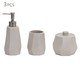 Kit em Polirresina Para Banheiro 3 Pçs, grey | WestwingNow