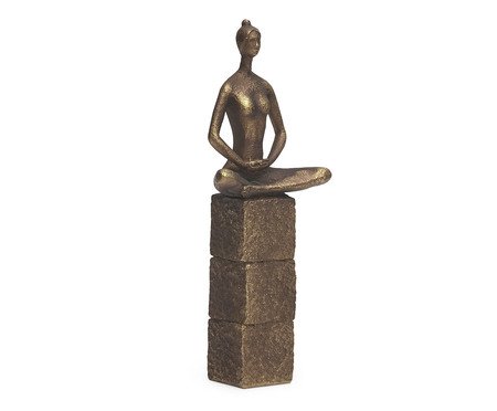 Escultura Yoga em Polirresina | Westwing