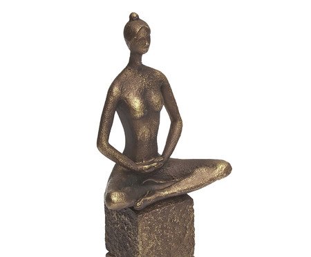 Escultura Yoga em Polirresina | Westwing