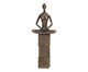 Escultura Yoga em Polirresina, gold | WestwingNow