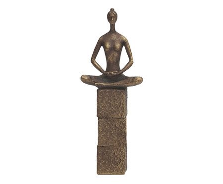 Escultura Yoga em Polirresina | Westwing