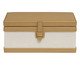 Caixa em Mdf Com Revestimento em Linho e Pu, yellow | WestwingNow