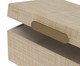 Kit Caixas em Mdf Com Revestimento em Pu 2 Pçs, beige | WestwingNow