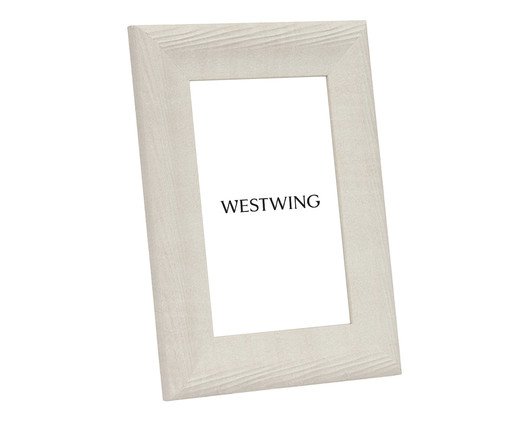 Porta-Retrato em Poliestireno e Vidro - 10X15, beige | WestwingNow