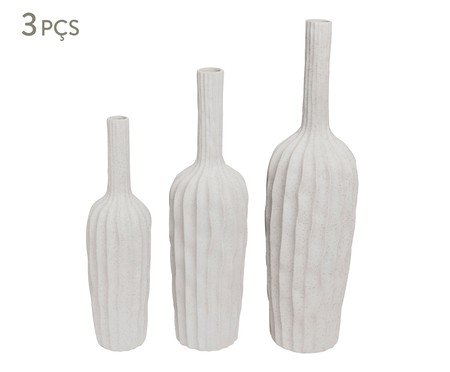 Kit Vasos em Polirresina 3 Pçs | Westwing