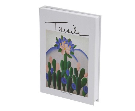 Livro-Caixa em Mdf e Canvas Manaca | Westwing