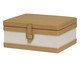 Caixa em Mdf Com Revestimento em Linho e Pu, yellow | WestwingNow